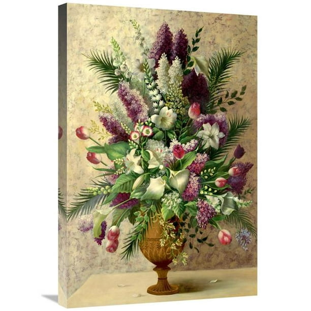 Welby Spring Blossoms I Gallery Wrapped Canvas 24X36 